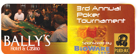 3rd Annual Poker Tournament 3rd Annual Poker Tournament